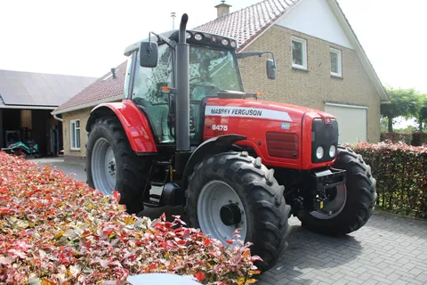 Massey Ferguson 6475 dyna 6 geveerde vooras en luchtinstallatie