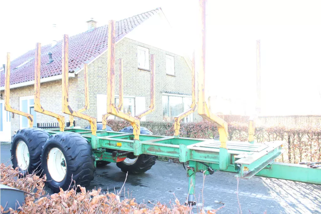 Zelfbouw Houtwagen uitrijwagen bomenwagen